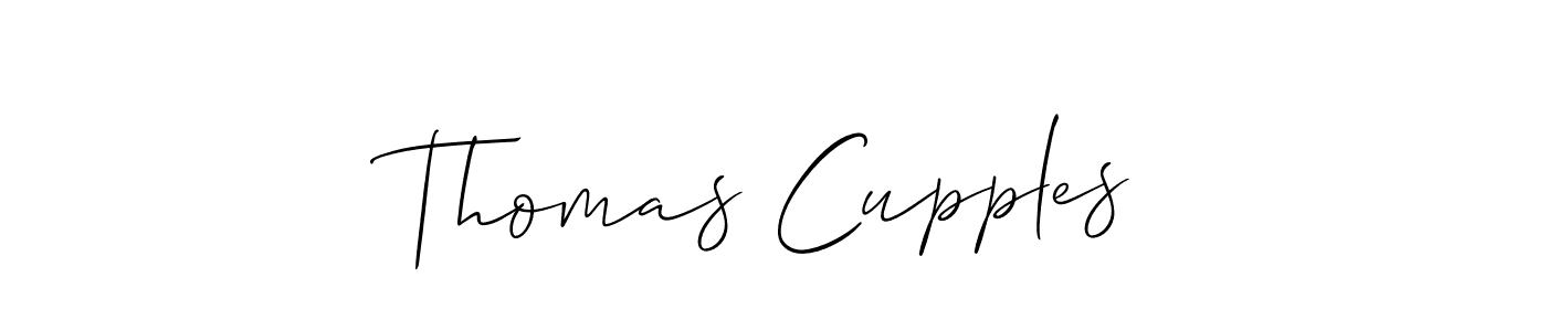 Best and Professional Signature Style for Thomas Cupples. Allison_Script Best Signature Style Collection. Thomas Cupples signature style 2 images and pictures png