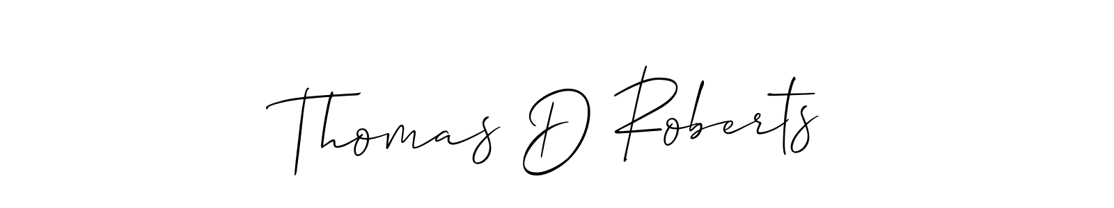 Similarly Allison_Script is the best handwritten signature design. Signature creator online .You can use it as an online autograph creator for name Thomas D Roberts. Thomas D Roberts signature style 2 images and pictures png