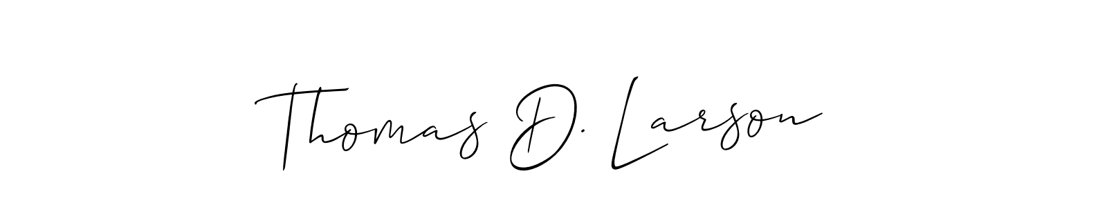 Also You can easily find your signature by using the search form. We will create Thomas D. Larson name handwritten signature images for you free of cost using Allison_Script sign style. Thomas D. Larson signature style 2 images and pictures png