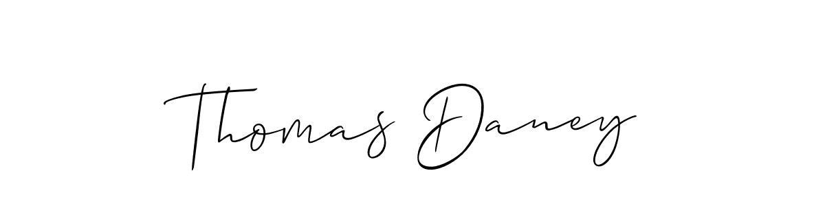 The best way (Allison_Script) to make a short signature is to pick only two or three words in your name. The name Thomas Daney include a total of six letters. For converting this name. Thomas Daney signature style 2 images and pictures png