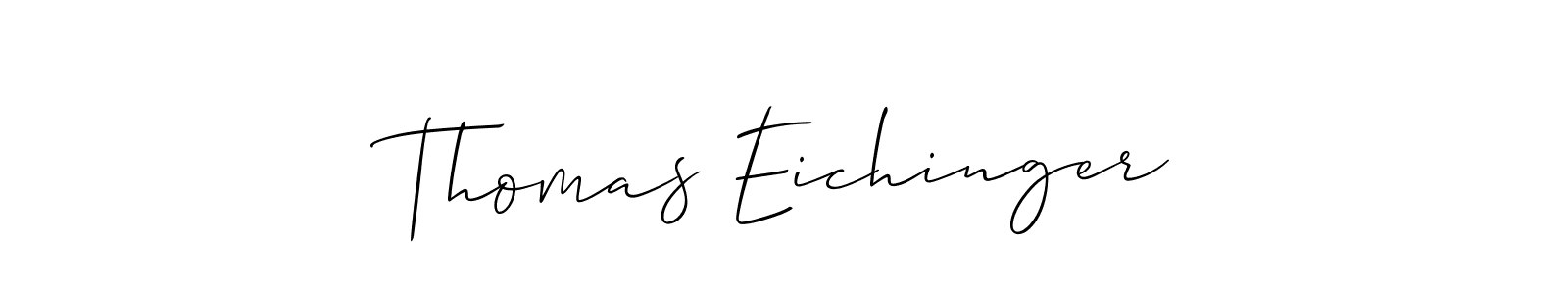 Make a short Thomas Eichinger signature style. Manage your documents anywhere anytime using Allison_Script. Create and add eSignatures, submit forms, share and send files easily. Thomas Eichinger signature style 2 images and pictures png