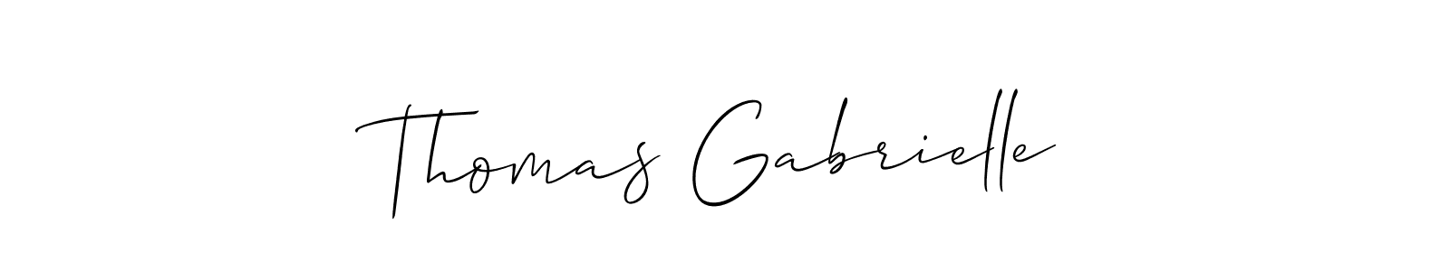 See photos of Thomas Gabrielle official signature by Spectra . Check more albums & portfolios. Read reviews & check more about Allison_Script font. Thomas Gabrielle signature style 2 images and pictures png