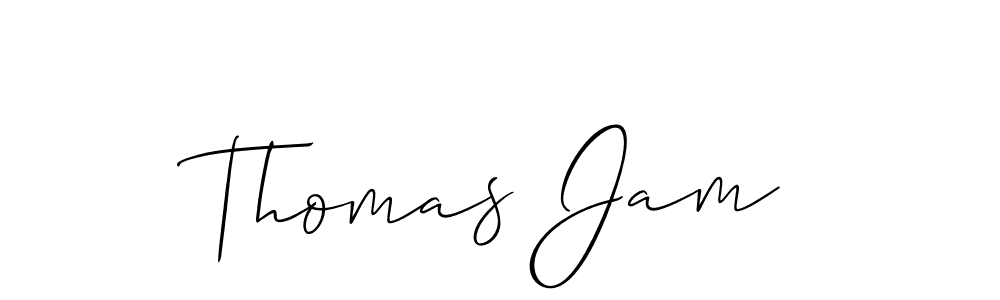 Best and Professional Signature Style for Thomas Jam. Allison_Script Best Signature Style Collection. Thomas Jam signature style 2 images and pictures png