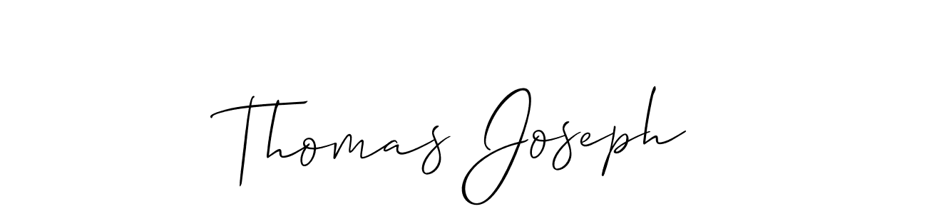 Best and Professional Signature Style for Thomas Joseph. Allison_Script Best Signature Style Collection. Thomas Joseph signature style 2 images and pictures png