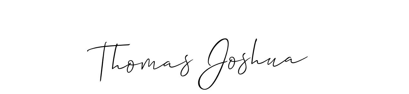 Best and Professional Signature Style for Thomas Joshua. Allison_Script Best Signature Style Collection. Thomas Joshua signature style 2 images and pictures png