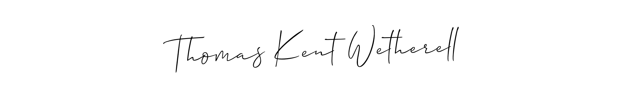 It looks lik you need a new signature style for name Thomas Kent Wetherell. Design unique handwritten (Allison_Script) signature with our free signature maker in just a few clicks. Thomas Kent Wetherell signature style 2 images and pictures png