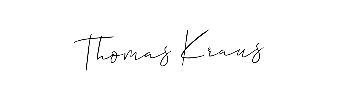 How to Draw Thomas Kraus signature style? Allison_Script is a latest design signature styles for name Thomas Kraus. Thomas Kraus signature style 2 images and pictures png