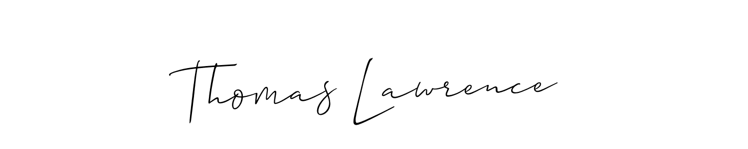 if you are searching for the best signature style for your name Thomas Lawrence. so please give up your signature search. here we have designed multiple signature styles  using Allison_Script. Thomas Lawrence signature style 2 images and pictures png