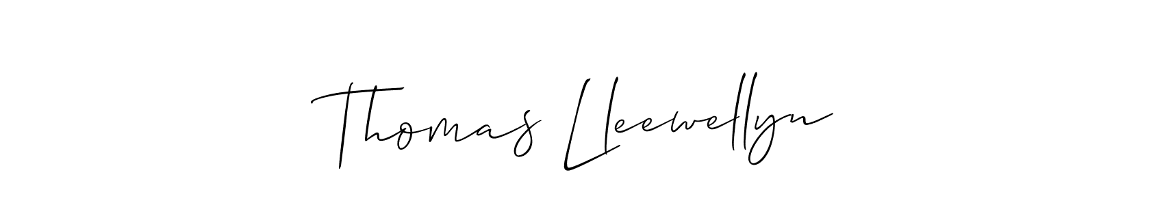 It looks lik you need a new signature style for name Thomas Lleewellyn. Design unique handwritten (Allison_Script) signature with our free signature maker in just a few clicks. Thomas Lleewellyn signature style 2 images and pictures png