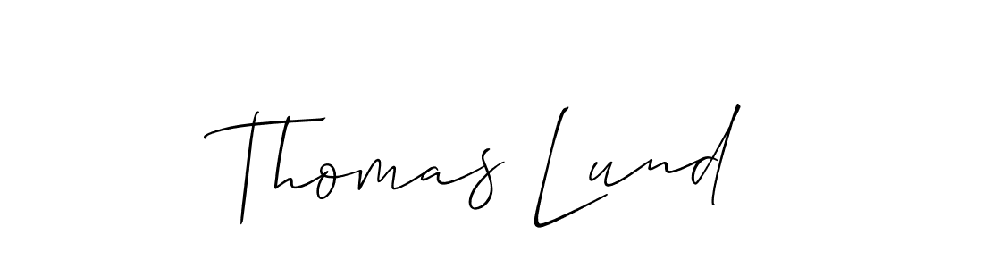 Once you've used our free online signature maker to create your best signature Allison_Script style, it's time to enjoy all of the benefits that Thomas Lund name signing documents. Thomas Lund signature style 2 images and pictures png