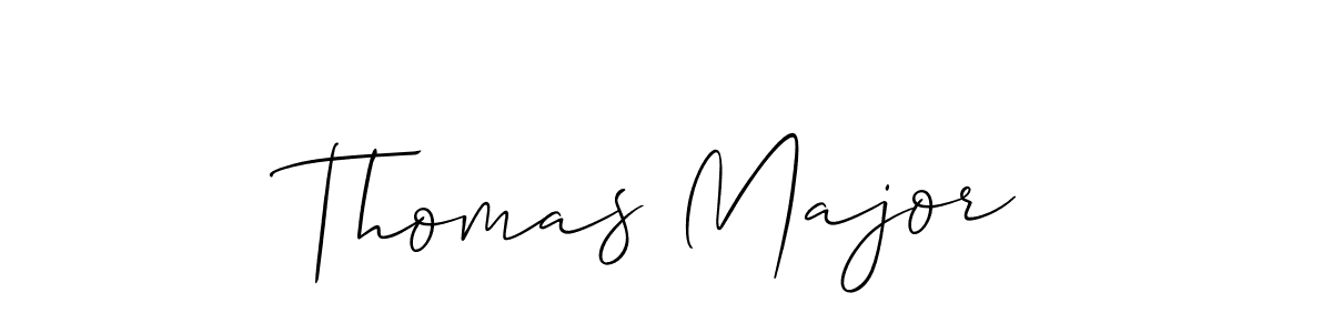 Also we have Thomas Major name is the best signature style. Create professional handwritten signature collection using Allison_Script autograph style. Thomas Major signature style 2 images and pictures png