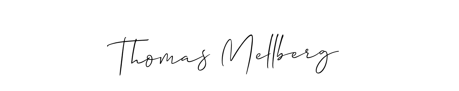 Also You can easily find your signature by using the search form. We will create Thomas Mellberg name handwritten signature images for you free of cost using Allison_Script sign style. Thomas Mellberg signature style 2 images and pictures png