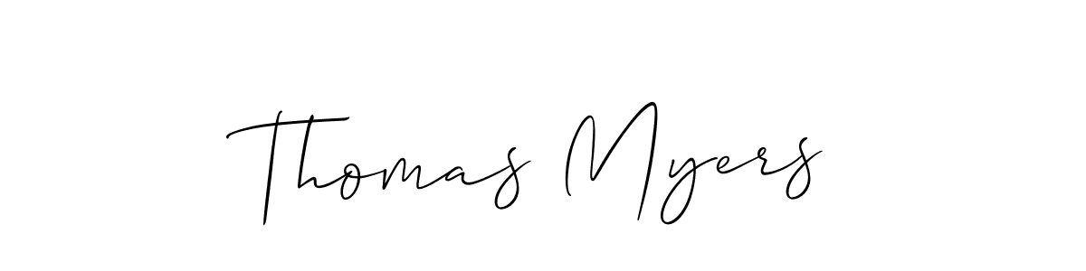 The best way (Allison_Script) to make a short signature is to pick only two or three words in your name. The name Thomas Myers include a total of six letters. For converting this name. Thomas Myers signature style 2 images and pictures png