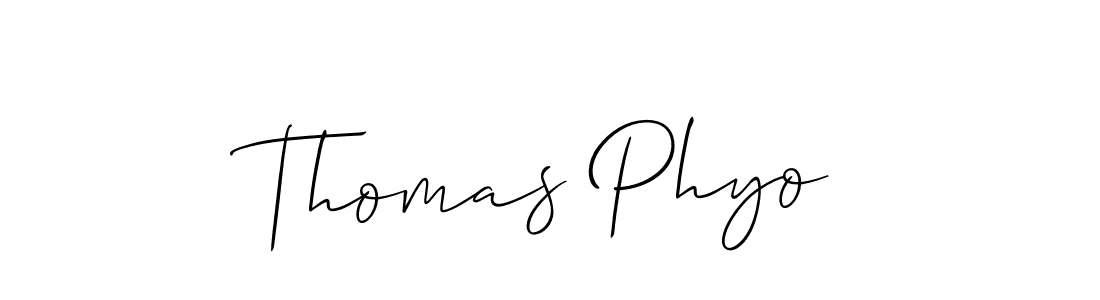 You can use this online signature creator to create a handwritten signature for the name Thomas Phyo. This is the best online autograph maker. Thomas Phyo signature style 2 images and pictures png