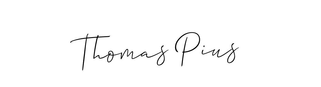 if you are searching for the best signature style for your name Thomas Pius. so please give up your signature search. here we have designed multiple signature styles  using Allison_Script. Thomas Pius signature style 2 images and pictures png