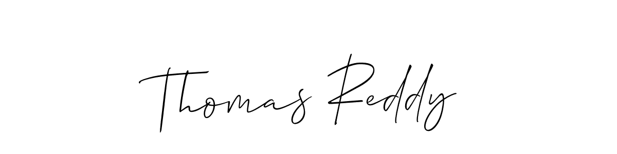 Make a beautiful signature design for name Thomas Reddy. Use this online signature maker to create a handwritten signature for free. Thomas Reddy signature style 2 images and pictures png