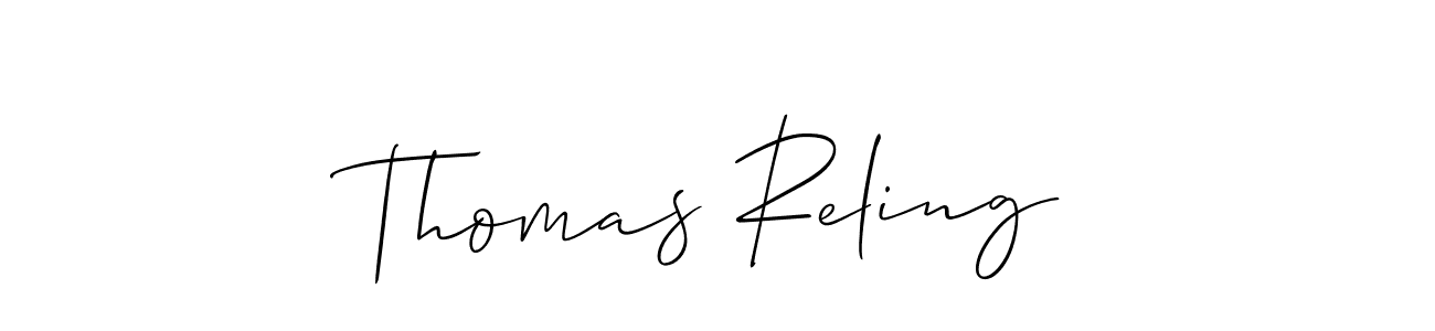 You can use this online signature creator to create a handwritten signature for the name Thomas Reling. This is the best online autograph maker. Thomas Reling signature style 2 images and pictures png