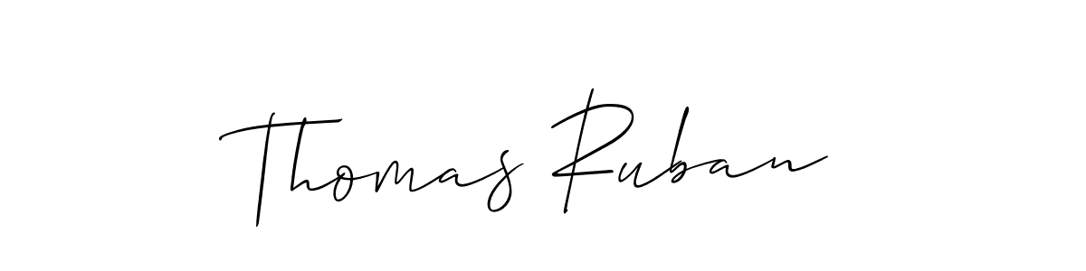 Similarly Allison_Script is the best handwritten signature design. Signature creator online .You can use it as an online autograph creator for name Thomas Ruban. Thomas Ruban signature style 2 images and pictures png