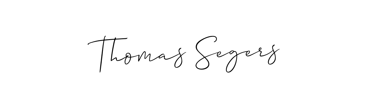 Best and Professional Signature Style for Thomas Segers. Allison_Script Best Signature Style Collection. Thomas Segers signature style 2 images and pictures png