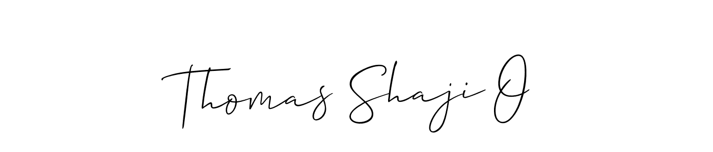 Make a short Thomas Shaji O signature style. Manage your documents anywhere anytime using Allison_Script. Create and add eSignatures, submit forms, share and send files easily. Thomas Shaji O signature style 2 images and pictures png