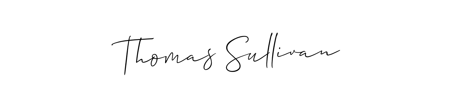Also we have Thomas Sullivan name is the best signature style. Create professional handwritten signature collection using Allison_Script autograph style. Thomas Sullivan signature style 2 images and pictures png