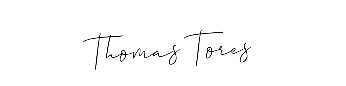 Make a beautiful signature design for name Thomas Tores. Use this online signature maker to create a handwritten signature for free. Thomas Tores signature style 2 images and pictures png