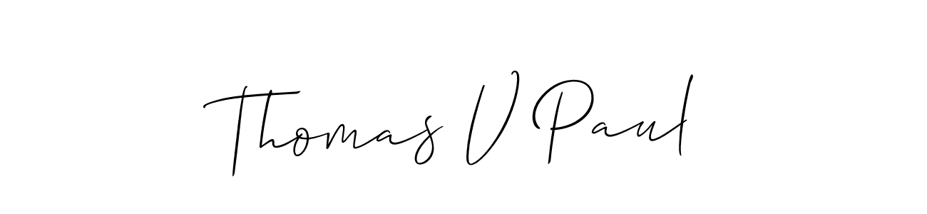 Once you've used our free online signature maker to create your best signature Allison_Script style, it's time to enjoy all of the benefits that Thomas V Paul name signing documents. Thomas V Paul signature style 2 images and pictures png