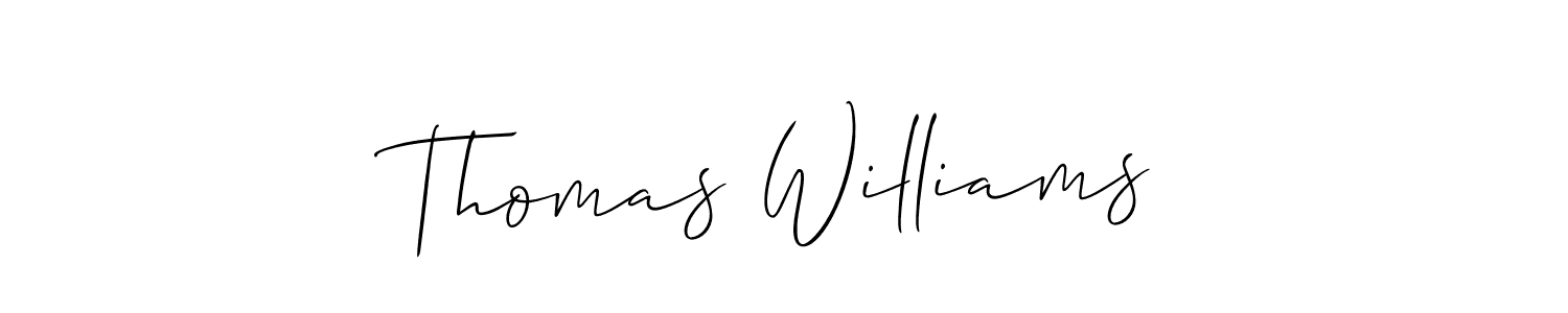 Similarly Allison_Script is the best handwritten signature design. Signature creator online .You can use it as an online autograph creator for name Thomas Williams. Thomas Williams signature style 2 images and pictures png