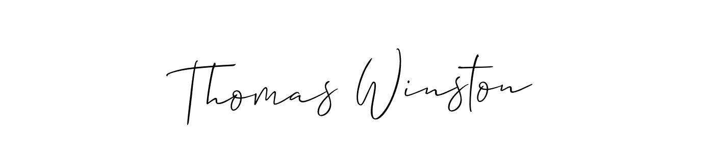 Also we have Thomas Winston name is the best signature style. Create professional handwritten signature collection using Allison_Script autograph style. Thomas Winston signature style 2 images and pictures png