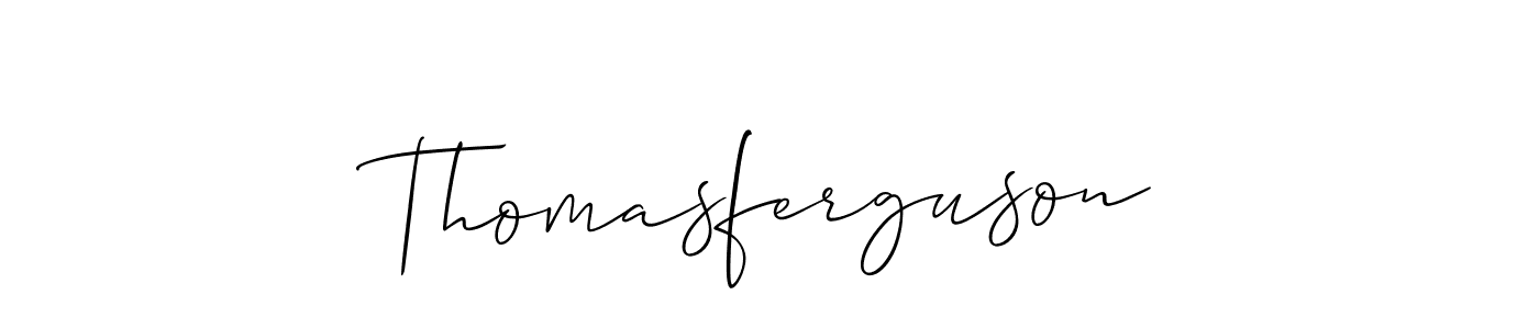 Design your own signature with our free online signature maker. With this signature software, you can create a handwritten (Allison_Script) signature for name Thomasferguson. Thomasferguson signature style 2 images and pictures png