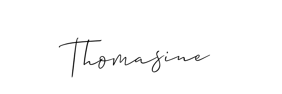 Also we have Thomasine name is the best signature style. Create professional handwritten signature collection using Allison_Script autograph style. Thomasine signature style 2 images and pictures png