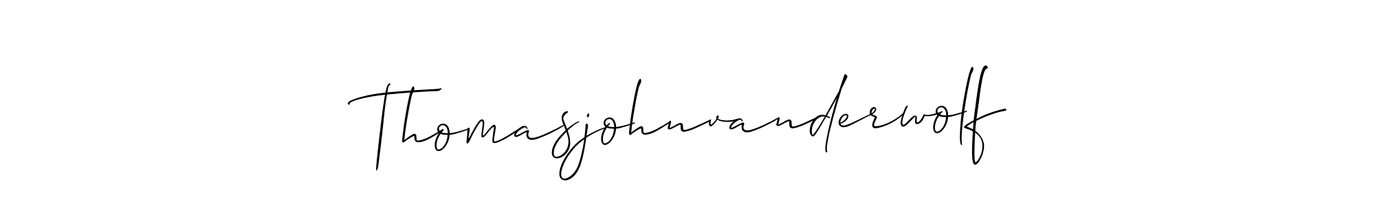 How to Draw Thomasjohnvanderwolf signature style? Allison_Script is a latest design signature styles for name Thomasjohnvanderwolf. Thomasjohnvanderwolf signature style 2 images and pictures png