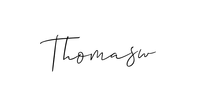 Thomasw stylish signature style. Best Handwritten Sign (Allison_Script) for my name. Handwritten Signature Collection Ideas for my name Thomasw. Thomasw signature style 2 images and pictures png