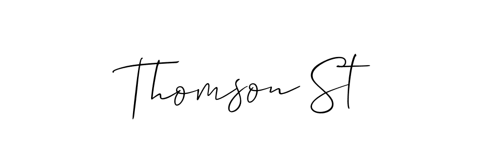 Also we have Thomson St name is the best signature style. Create professional handwritten signature collection using Allison_Script autograph style. Thomson St signature style 2 images and pictures png