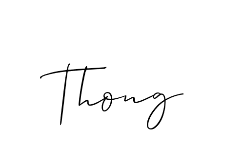 Also we have Thong name is the best signature style. Create professional handwritten signature collection using Allison_Script autograph style. Thong signature style 2 images and pictures png