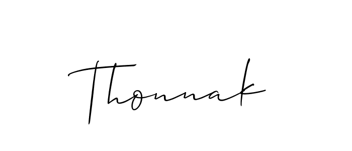 It looks lik you need a new signature style for name Thonnak. Design unique handwritten (Allison_Script) signature with our free signature maker in just a few clicks. Thonnak signature style 2 images and pictures png