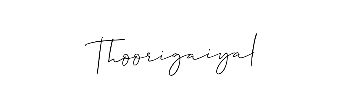 Also You can easily find your signature by using the search form. We will create Thoorigaiyal name handwritten signature images for you free of cost using Allison_Script sign style. Thoorigaiyal signature style 2 images and pictures png