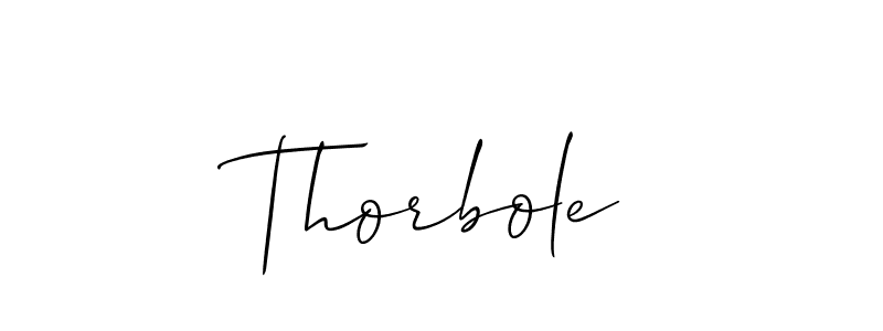 if you are searching for the best signature style for your name Thorbole. so please give up your signature search. here we have designed multiple signature styles  using Allison_Script. Thorbole signature style 2 images and pictures png