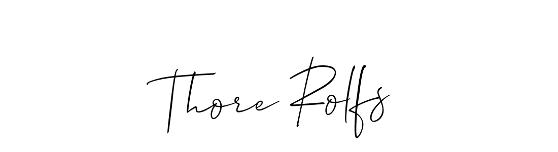 Make a beautiful signature design for name Thore Rolfs. Use this online signature maker to create a handwritten signature for free. Thore Rolfs signature style 2 images and pictures png