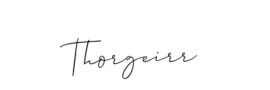 Also You can easily find your signature by using the search form. We will create Thorgeirr name handwritten signature images for you free of cost using Allison_Script sign style. Thorgeirr signature style 2 images and pictures png