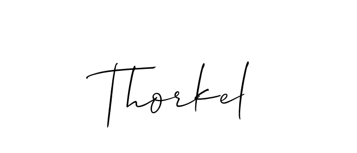 Similarly Allison_Script is the best handwritten signature design. Signature creator online .You can use it as an online autograph creator for name Thorkel. Thorkel signature style 2 images and pictures png