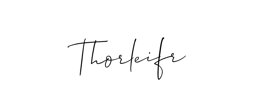 Also You can easily find your signature by using the search form. We will create Thorleifr name handwritten signature images for you free of cost using Allison_Script sign style. Thorleifr signature style 2 images and pictures png