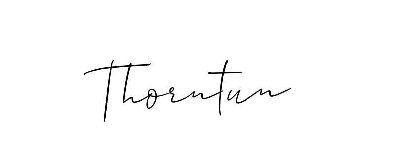 It looks lik you need a new signature style for name Thorntun. Design unique handwritten (Allison_Script) signature with our free signature maker in just a few clicks. Thorntun signature style 2 images and pictures png