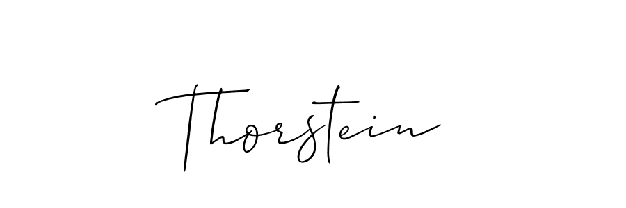 Allison_Script is a professional signature style that is perfect for those who want to add a touch of class to their signature. It is also a great choice for those who want to make their signature more unique. Get Thorstein name to fancy signature for free. Thorstein signature style 2 images and pictures png