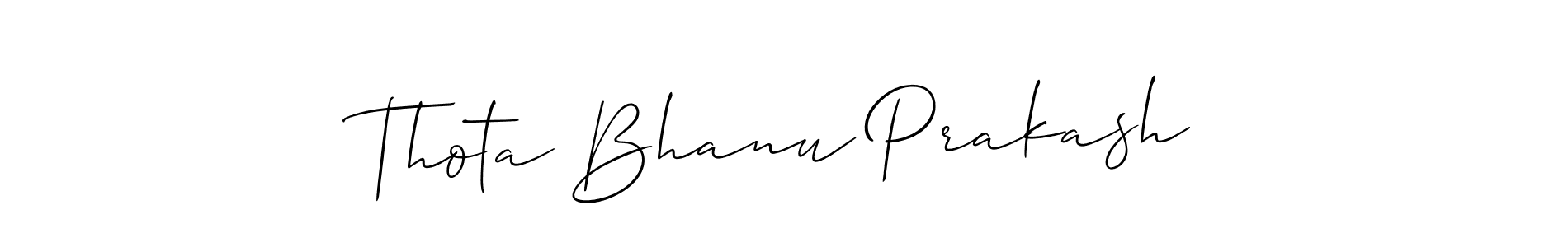 See photos of Thota Bhanu Prakash official signature by Spectra . Check more albums & portfolios. Read reviews & check more about Allison_Script font. Thota Bhanu Prakash signature style 2 images and pictures png