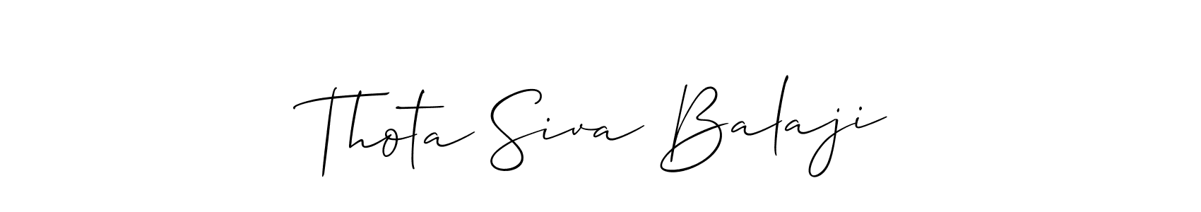 Best and Professional Signature Style for Thota Siva Balaji. Allison_Script Best Signature Style Collection. Thota Siva Balaji signature style 2 images and pictures png
