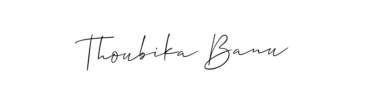 Best and Professional Signature Style for Thoubika Banu. Allison_Script Best Signature Style Collection. Thoubika Banu signature style 2 images and pictures png