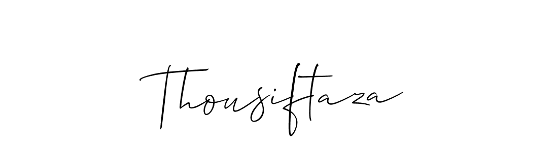 Once you've used our free online signature maker to create your best signature Allison_Script style, it's time to enjoy all of the benefits that Thousiftaza name signing documents. Thousiftaza signature style 2 images and pictures png