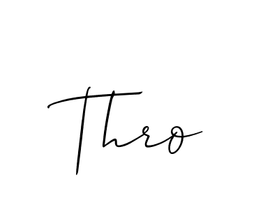 Once you've used our free online signature maker to create your best signature Allison_Script style, it's time to enjoy all of the benefits that Thro name signing documents. Thro signature style 2 images and pictures png