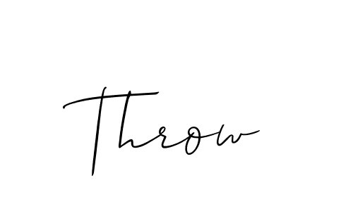 How to Draw Throw signature style? Allison_Script is a latest design signature styles for name Throw. Throw signature style 2 images and pictures png
